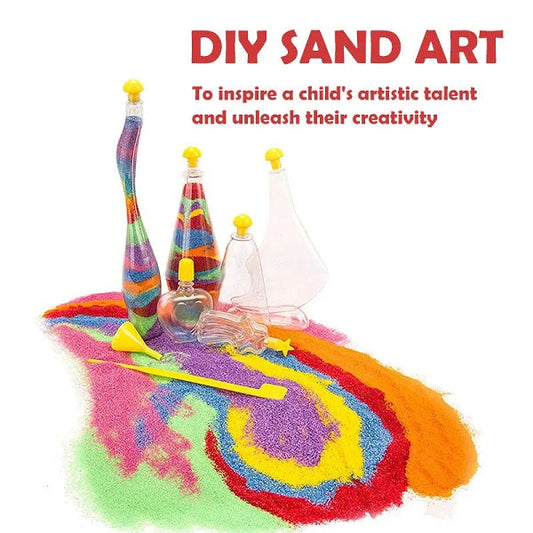 DIY Sand Art Kit, Glow in the Dark Sand Art Bottles