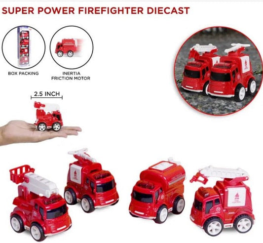 4 in 1 Firefighter Truck Mini Diecast